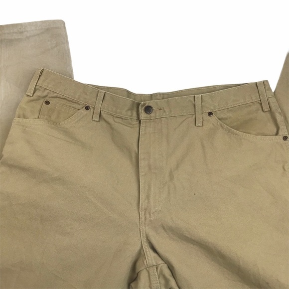 Dickies Canvas Carpenter Cargo Painter Beige Pants - Picture 4 of 10